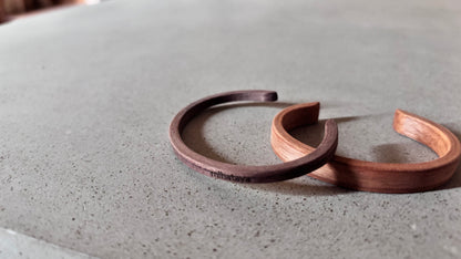 Wood Bangle - Airy　　　Walnut   /  Cherry