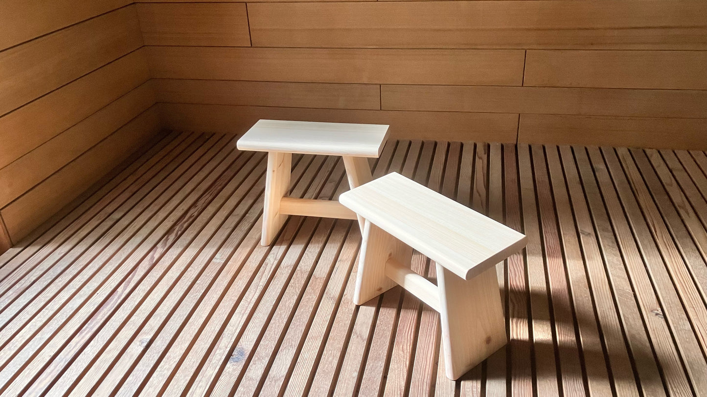 DIY　ヒノキ風呂椅子