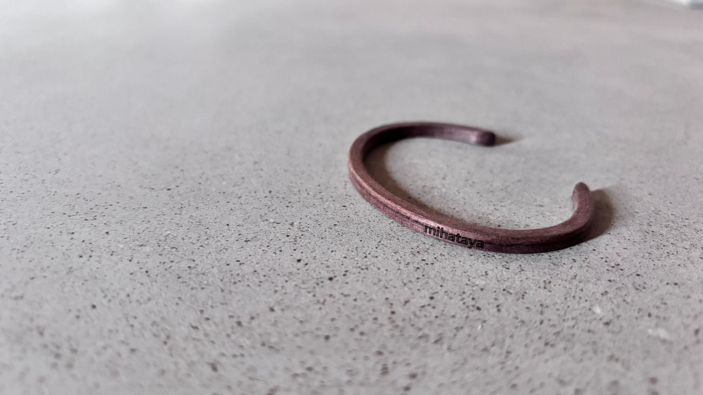 Wood Bangle - Airy　　　Walnut   /  Cherry